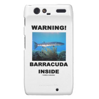 Warning! Barracuda Inside Motorola Droid RAZR Covers