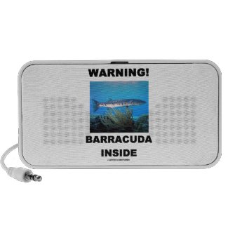 Warning! Barracuda Inside PC Speakers