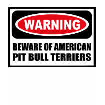 Warning BEWARE OF AMERICAN PIT BULL TERRIERS Women t-shirts