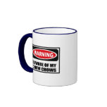 Warning BEWARE OF MY CHOW CHOWS Mug
