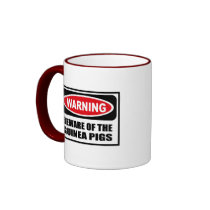 Warning BEWARE OF THE GUINEA PIGS Mug