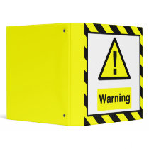 Warning Binder by msdsbinders Warning Binder