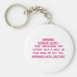WARNING-BIPOLAR ALERT3 KEY CHAIN