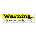 Warning! bumper stickers by SuanSKatra Warning! bumper stickers