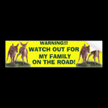 WARNING!! Bumper Sticker bumper stickers