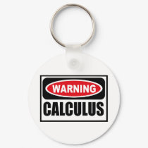 Warning CALCULUS Key Chain keychains