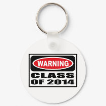 Warning CLASS OF 2014 Key Chain keychains