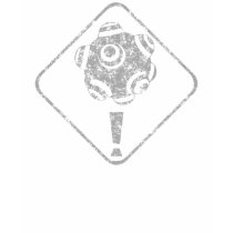 Warning! ClumpBubble!  (Grey w/ Distress) t-shirts