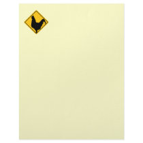 Warning; Cocky! Letterhead Template