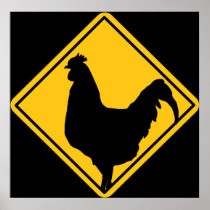 Warning; Cocky! posters