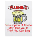 Warning: Consumption Of Alcohol flyers