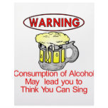 Warning: Consumption Of Alcohol Letterhead
