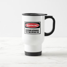 Warning CONTAINS OPINIONS THAT MAY OFFEND YOU Mug