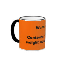 Warning! Contents filled by weight not volume. mugs by Everyday_Mugs Warning! Contents filled by weight not volume. mugs