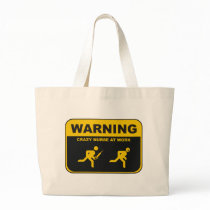 Warning Crazy Nurse At Work bags by ScottInk Warning Crazy Nurse At Work bags