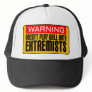 Warning: Doesn't Play Well With Extremists Mesh Hat