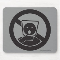 Warning don't be an idiot! mousepads by kyle59 Warning don't be an idiot! mousepads