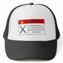 Warning Drumline Hat by KamikazePercussion Warning Drumline Hat