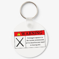 Warning Drumline Keychain by KamikazePercussion Warning Drumline Keychain