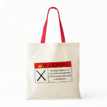 Warning Drumline Tote Bag by KamikazePercussion Warning Drumline Tote Bag