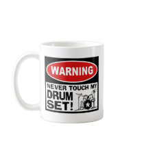 WARNING - DRUMS mugs by magarmor WARNING - DRUMS mugs