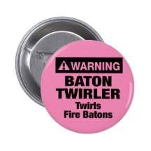 Warning Fire Batons Pins