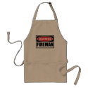 Warning FIREMAN Apron