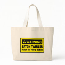 Warning Flying Batons Bag
