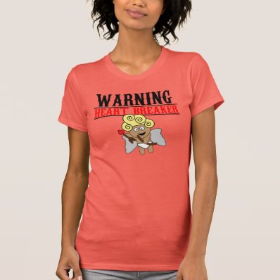 WARNING HEART BREAKER T-SHIRTS