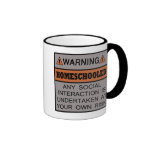 Warning! Homeschooled! Mugs