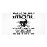 Warning I Belong To A Biker Customized Photo Card