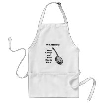 Warning! I Have A Banjo and I Know How to Use It Aprons