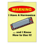 Warning! I Have A Harmonica ... cards