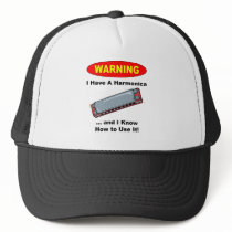 Warning! I Have A Harmonica ... Hat