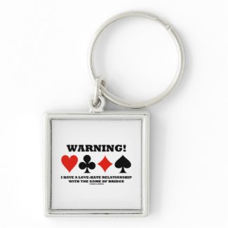 Warning! I Have A Love-Hate Relationship With Game keychain