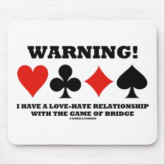 Warning! I Have A Love-Hate Relationship With Game mousepad