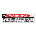Warning!  I'm a Btter Gun Owner bumpersticker