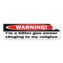 Warning!  I'm a Btter Gun Owner bumper stickers