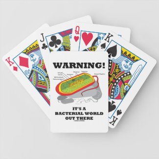 Warning! It's A Bacterial World Out There Card Decks