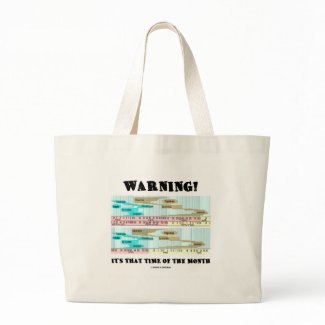 Warning! It's That Time Of The Month (Menstrual) bag