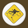 Warning Jellyfish in Water-Street sign