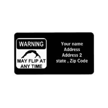 Warning may flip labels