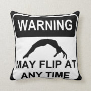 Warning may flip pillows