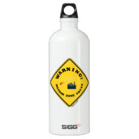 Warning! Meteor Zone Ahead (Diamond Yellow Sign) SIGG Traveler 1.0L Water Bottle