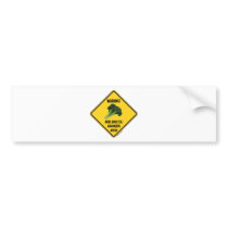 Warning! More Broccoli Arguments Ahead Sign Humor Bumper Sticker