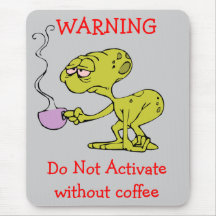 WARNING Mouse Pad