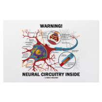 Warning! Neural Circuitry Inside (Neuron Synapse) stationery