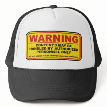 Warning No Access Hat