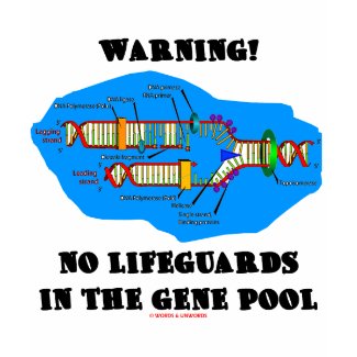 Warning! No Lifeguards In The Gene Pool shirt