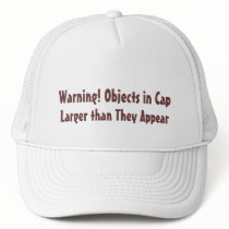 Warning! Objects in Cap Larger than They Appear hats by greenbaby Warning! Objects in Cap Larger than They Appear hats